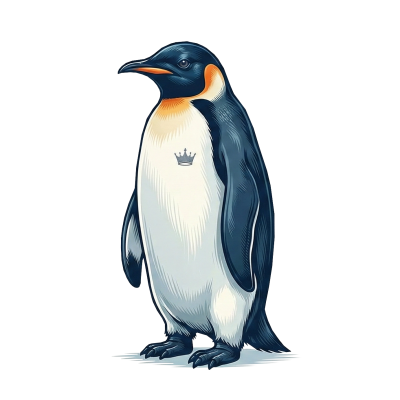 Kadın 3 İplik Pamuklu Kapüşonlu Hoodie Sweatshirt Survivor Penguen Baskılı - Beyaz