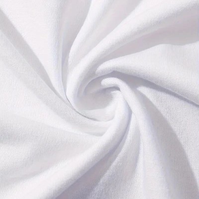 Kadın Kahve Desen Baskılı Tişört Kısa Kol Bisiklet Yaka Oversize T-Shirt - Beyaz