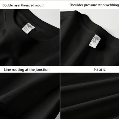 Kadın Kısa Kol Yazlık Tişört Bisiklet Yaka Baskılı Oversize T-Shirt - Siyah
