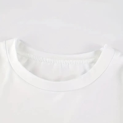 Kadın New York Baskılı Tişort Kısa Kol Bisiklet Yaka T-shirt - Beyaz