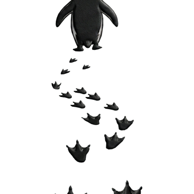 Kadın T-Shirt Nihilist Penguen Baskılı Bisiklet Yaka Kısa kol yazlık Tişört - Beyaz