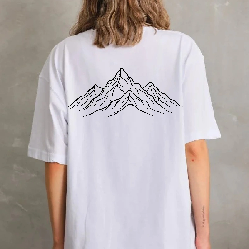 Kadın T-Shirt Nihilist Penguen Baskılı Bisiklet Yaka Kısa kol yazlık Tişört - Beyaz