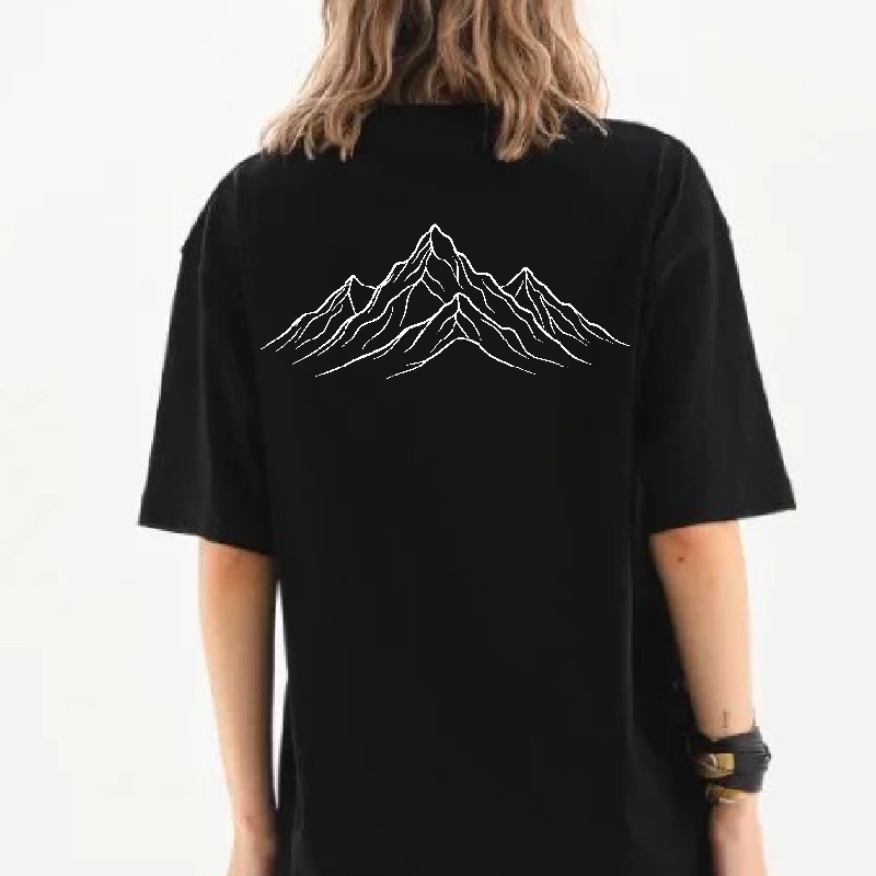 Kadın T-Shirt Nihilist Penguen Baskılı Bisiklet Yaka Kısa kol yazlık Tişört - Siyah