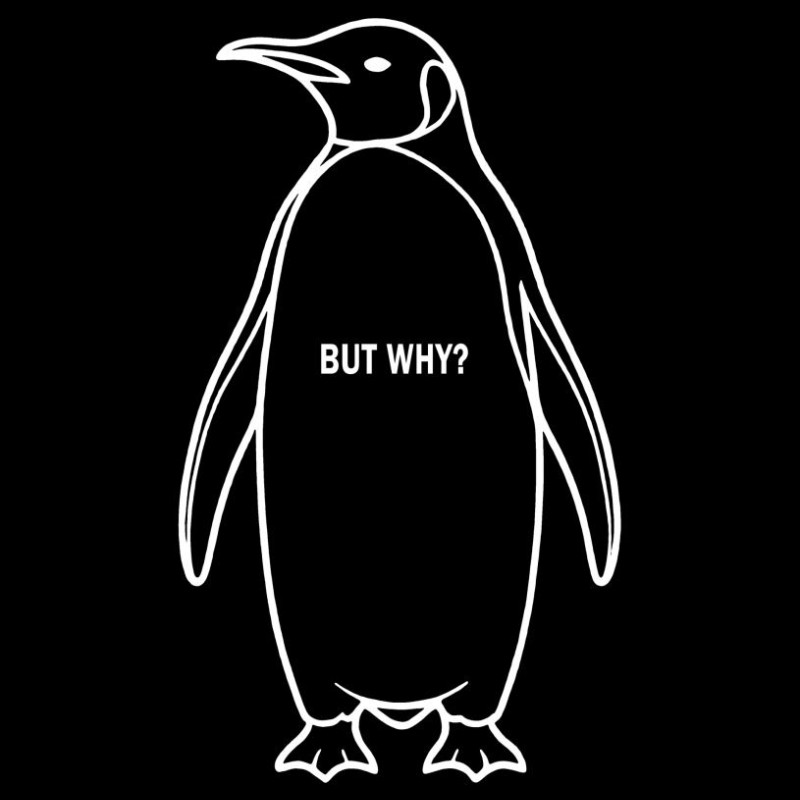 Kadın T-Shirt Nihilist Penguen Baskılı Bisiklet Yaka Kısa kol yazlık Tişört - Siyah