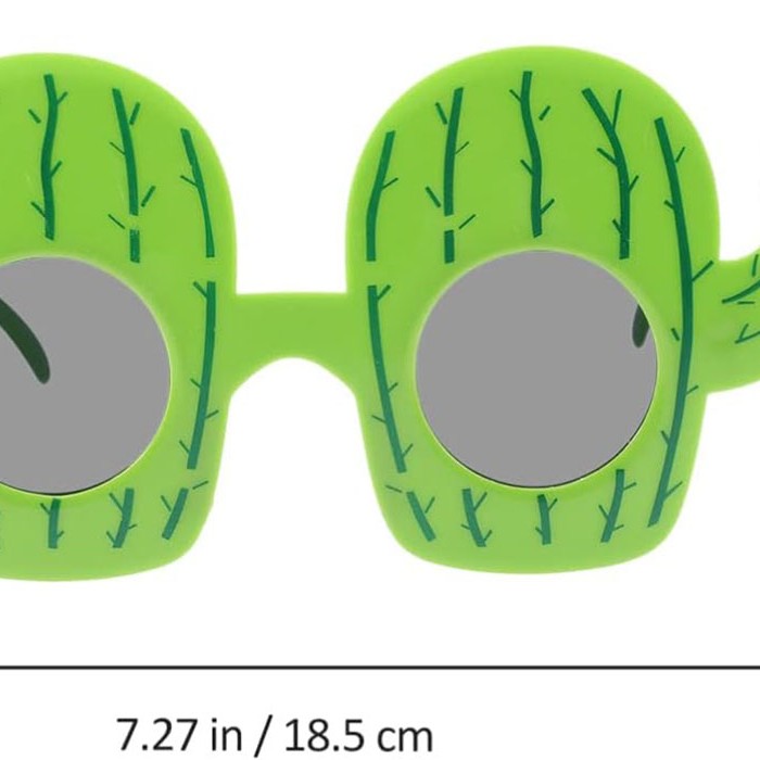 Kaktüs Temalı Hawaii Yaz Partisi Gözlüğü