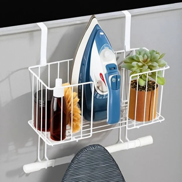 Kapı Arkası Ütü ve Ütü Masası Askısı Organizer 