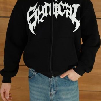 - Kapüşonlu Sweatshirt  Hoodie Siyah