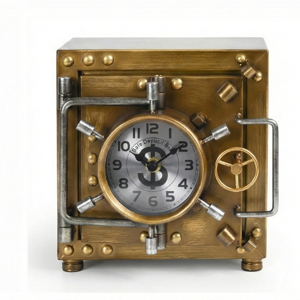 Kasa Tasarımlı Masaüstü Saat 