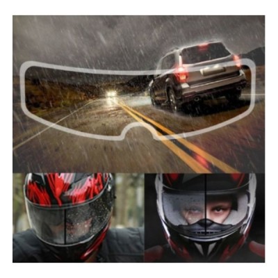 Kask Vizörü İçin Yağmur ve Buğu Engelleyici Film Kask Vizörü İçin Yağmur ve Buğu Engelleyici Film