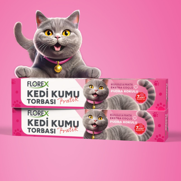 Kedi Kumu Torbası Pudra Kokulu 