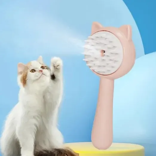 Kedi ve Köpekler İçin Buharlı Masaj Tarağı