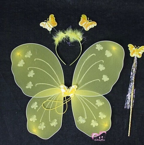 Kelebek Kanat Seti Sarı Renk