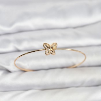 Kelebek Model Gold Renk Bileklik