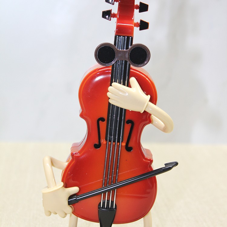 Keman Müzik Kutusu Eğlenceli Tasarım