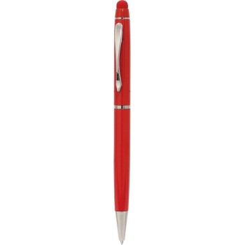 Kırmızı Touchpen Metal Kalem 