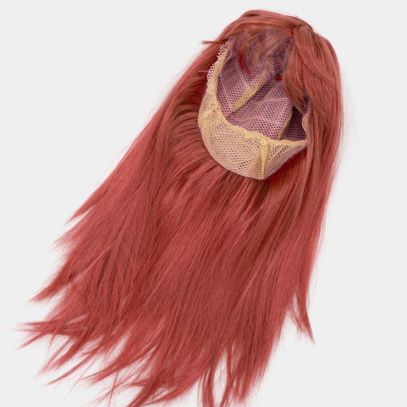 Kızıl Renk Düz Kesim Peruk