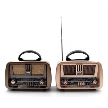 Klasik Taşınabilir Model Nostaljik Radyo 