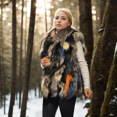 Kolsuz Hakiki Deri Ceket - Siyah