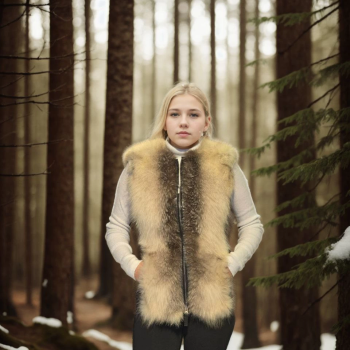 Kolsuz Hakiki Yelek - Fuşya -