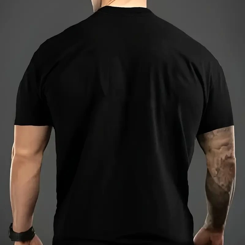 Komik 'Multitasker' Baskılı Tişört, Günlük Kısa Kollu Oversize Tişört,- Siyah -