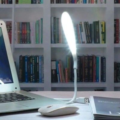 Kompakt USB Beyaz 14 Ledli 3 Kademeli Dokunmatik Okuma Lambası 