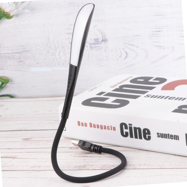 Kompakt USB Siyah 14 Ledli 3 Kademeli Dokunmatik Okuma Lambası