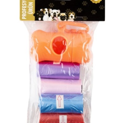 Köpek Dışkı Poşeti Seti 5+1