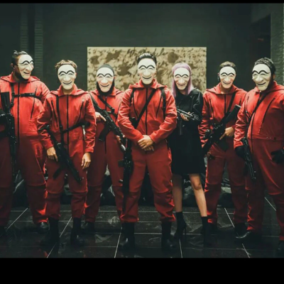 Koreli Hırsız Teatral Hahoe Maskesi - Dali Maskesi