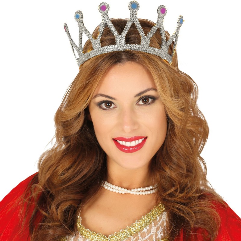 Kraliçe Tacı Gümüş Renk 