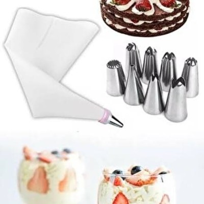 Krema Sıkma Seti 10 Parça