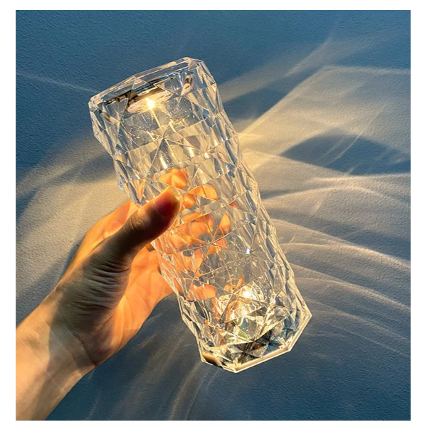 Kristal LED Kumandalı Ve Dokunmatik Masa Lambası 