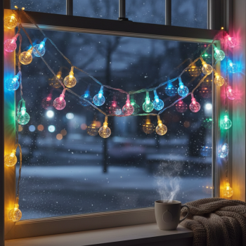 Kristal Top Gün Işığı Dekoratif Işık 5 Metre 28 LED 