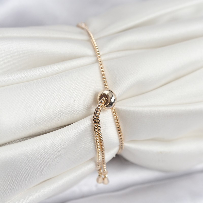 Kuğu Model Zirkon Taşlı Gold Renk Asansörlü Su Yolu Bileklik