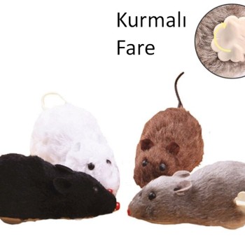 Kurmalı Fare Kedi Eğitim Oyuncağı