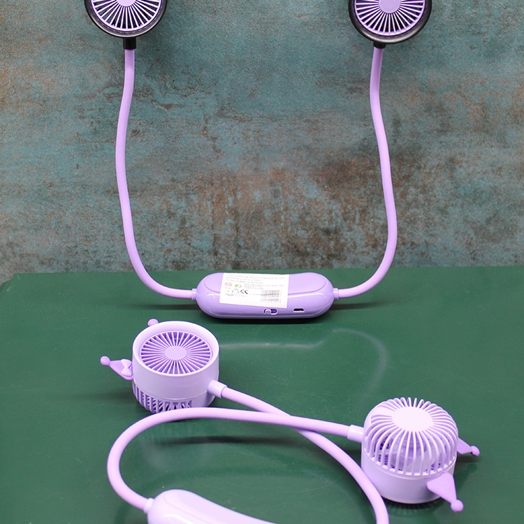 Kuromi Şarjlı Boyun Fanı Vantilatör 2 Kademeli - Model 1 