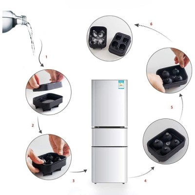 Kuru Kafa Şekilli Silikon Buz Kalıbı