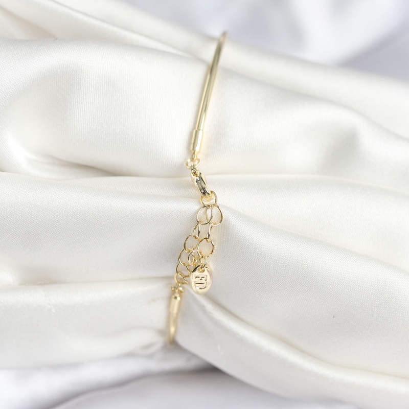 Kutup Yıldızı Figür Pirinç Gold Renk Kadın Bileklik