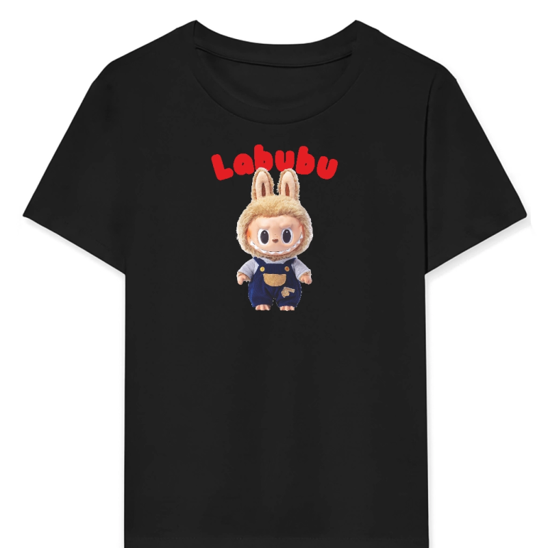 Labubu   Baskılı T-Shirt - Beyaz -