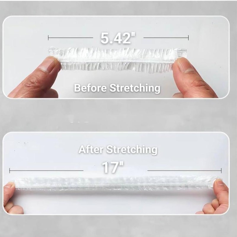 Lastikli Tencere Ve Tabak Bonesi 100 Adet (22cm) 