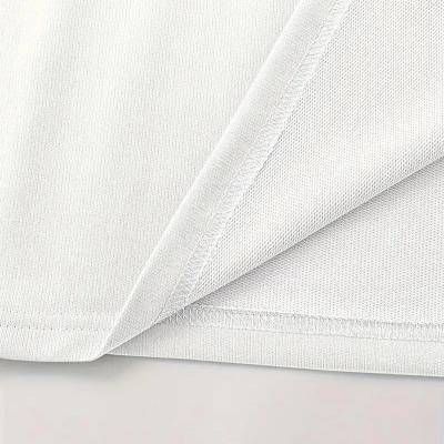 LB Baskılı Ön Arka Oversize Bisiklet Yaka Kısa Kol T-shirt - Beyaz -