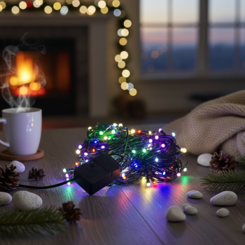 LED Damla Uçlu RGB Dekoratif Işık 10 Metre 100 