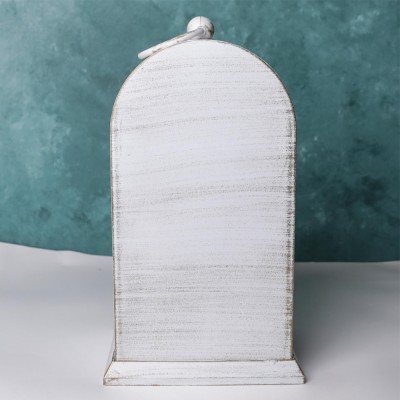 LED Işıklı Eskitme Şömine Saat