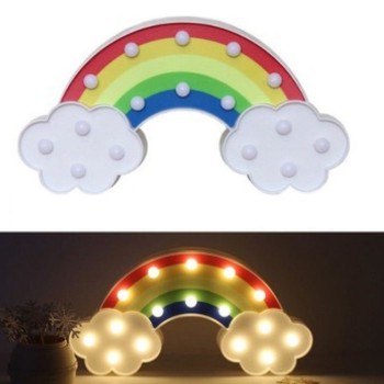 Led Işıklı Gökkuşağı Gece Lambası