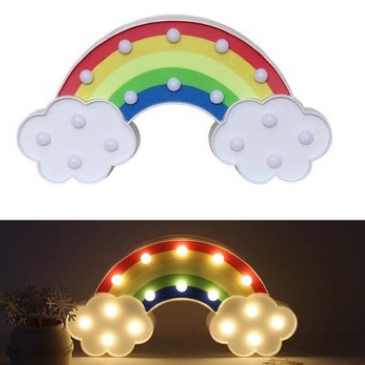 Led Işıklı Gökkuşağı Gece Lambası