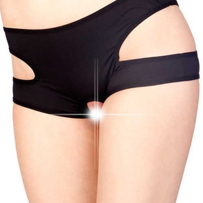 Leyna Siyah Özel Bölgesi Açık Fantazi Külot TM1154