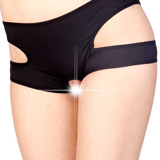 Leyna Siyah Özel Bölgesi Açık Fantazi Külot TM1154