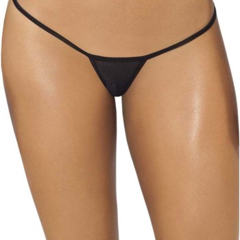 Leyna Siyah Tül Tanga TM1114