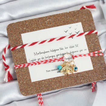 Marteniçka Bileklik 2'li Kırlangıç ve Nazarlı Model