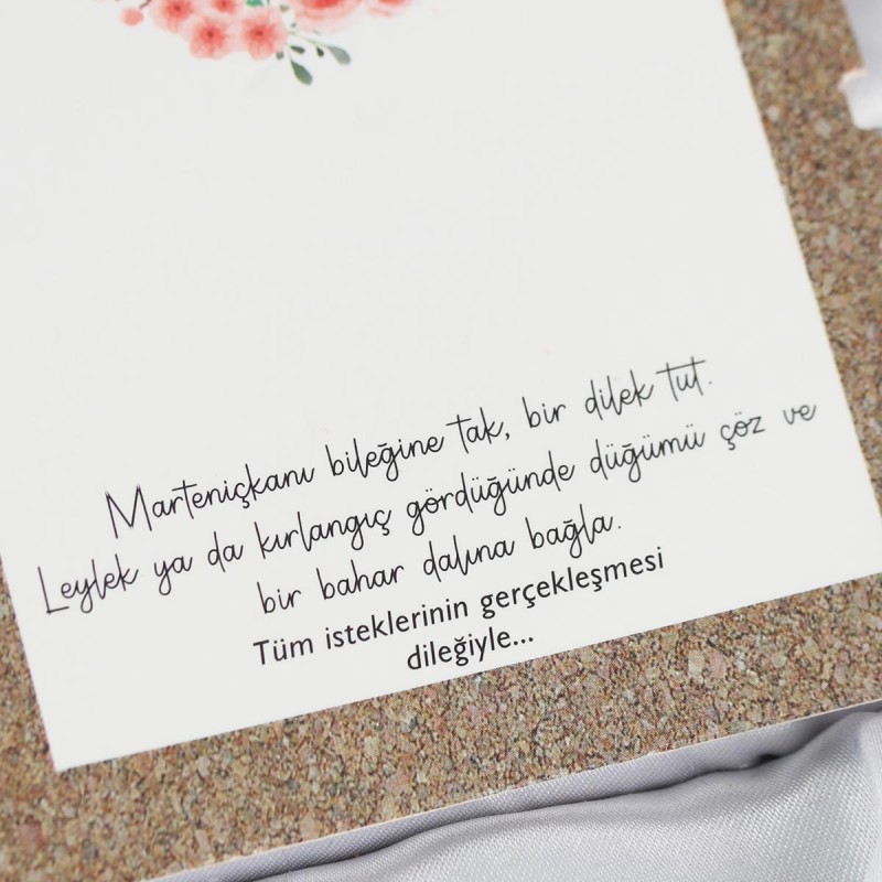 Marteniçka Bileklik 3'lü Kelebek ve Nazar Boncuklu Model