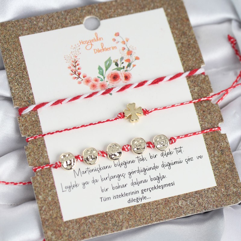 Marteniçka Bileklik 3'lü Yonca Model